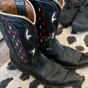 Vintage ACME Inlay Cowboy Boots RARE